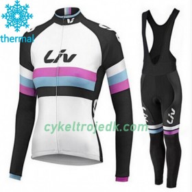 Cykeltøj Langærmet Vinter + Bib Cykelbukser Dame 2015 CCC Liv N002